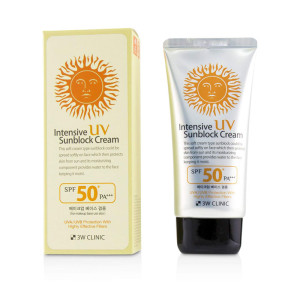 3W Clinic UV Sunblock Cream SPF 50+PA+++ – 70ml